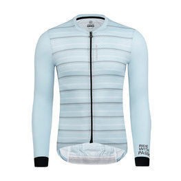 MONTON Cycling summer long sleeve jersey - SANGER SUMMER - grey