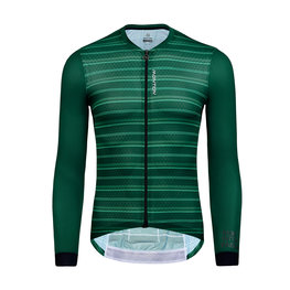 MONTON Cycling summer long sleeve jersey - SANGER SUMMER - green