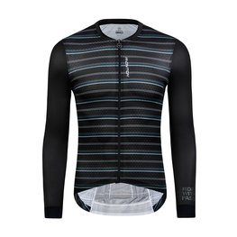 MONTON Cycling summer long sleeve jersey - SANGER SUMMER - black