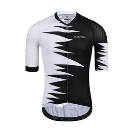MONTON Cycling short sleeve jersey - ROAR - white/black