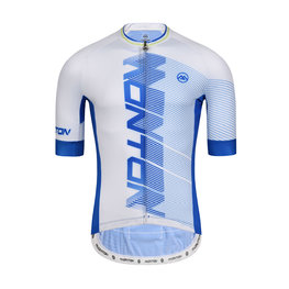 MONTON Cycling short sleeve jersey - FORMULA - blue/white