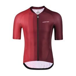 MONTON Cycling short sleeve jersey - INK PAINTING - red