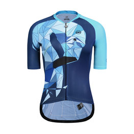MONTON Cycling short sleeve jersey - FLAMINGO LADY - blue