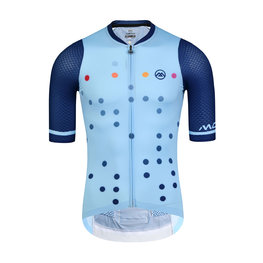 MONTON Cycling short sleeve jersey - BLINKY - blue/light blue