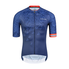 MONTON Cycling short sleeve jersey - UNGO - blue