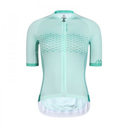 MONTON Cycling short sleeve jersey - ALAMEDA LADY - light blue