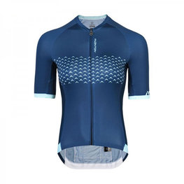 MONTON Cycling short sleeve jersey - ALAMEDA LADY - blue