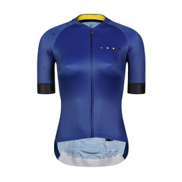 MONTON Cycling short sleeve jersey - VERVE LADY - blue