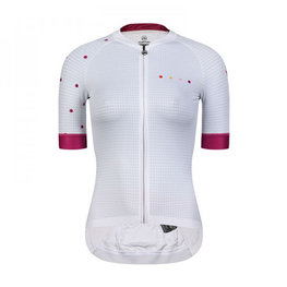 MONTON Cycling short sleeve jersey - VERVE LADY - white