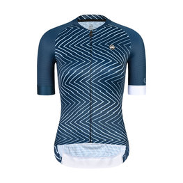 MONTON Cycling short sleeve jersey - DIVERSION LINE LADY - blue