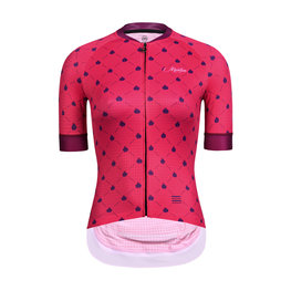 MONTON Cycling short sleeve jersey - LADYBUG LADY - red/pink