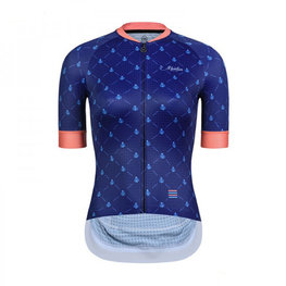 MONTON Cycling short sleeve jersey - LADYBUG LADY - blue