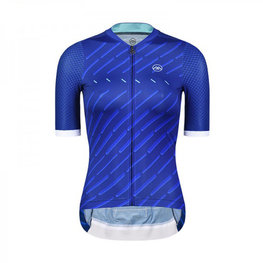 MONTON Cycling short sleeve jersey - WINAIN LADY - blue