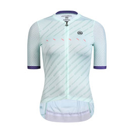 MONTON Cycling short sleeve jersey - WINAIN LADY - light blue