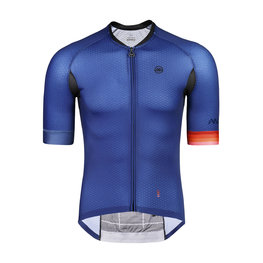MONTON Cycling short sleeve jersey - LONDON - blue