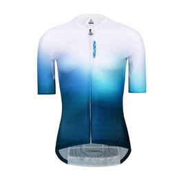 MONTON Cycling short sleeve jersey - TWILIGHT LADY - white/blue