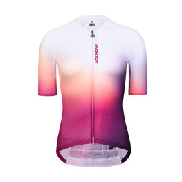 MONTON Cycling short sleeve jersey - TWILIGHT LADY - white/red