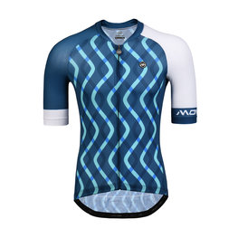 MONTON Cycling short sleeve jersey - SHORE - white/blue