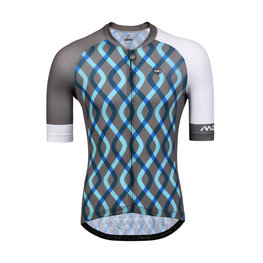 MONTON Cycling short sleeve jersey - SHORE - white/grey