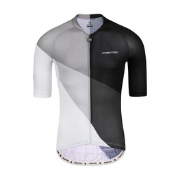 MONTON Cycling short sleeve jersey - CRACK - white/black