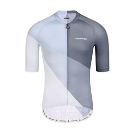 MONTON Cycling short sleeve jersey - CRACK - grey/white