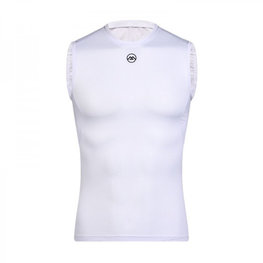MONTON Cycling sleeve less t-shirt - MIRAGE II - white