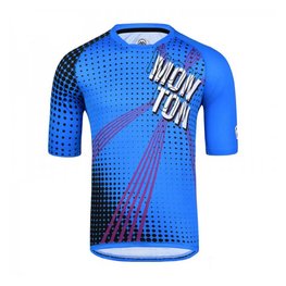 MONTON Cycling short sleeve jersey - BANG MTB - blue
