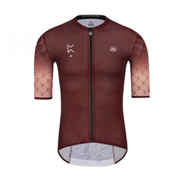 MONTON Cycling short sleeve jersey - JOY - brown