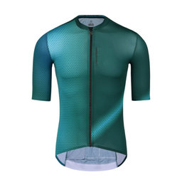 MONTON Cycling short sleeve jersey - TWILIGHT - green