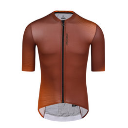 MONTON Cycling short sleeve jersey - TWILIGHT - brown