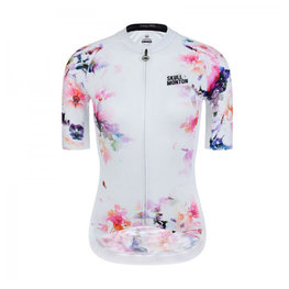 MONTON Cycling short sleeve jersey - INKFLOWER LADY - white
