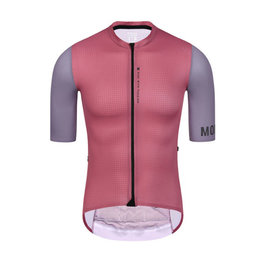 MONTON Cycling short sleeve jersey - CHECHEN - red/purple