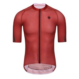 MONTON Cycling short sleeve jersey - PRO CARBONFIBER - red