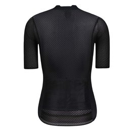 MONTON Cycling short sleeve jersey - PRO CARBONFIBER LADY - black
