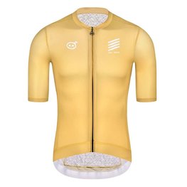 MONTON Cycling short sleeve jersey - SKULL ZEUS - gold