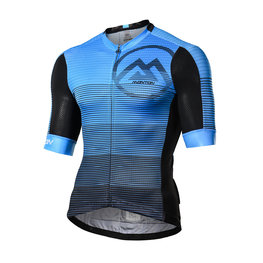 MONTON Cycling short sleeve jersey - GRADIANT FUN - blue