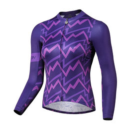 MONTON Cycling summer long sleeve jersey - SONIC LADY SUMMER - purple