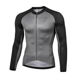 MONTON Cycling summer long sleeve jersey - LEJO SUMMER - grey