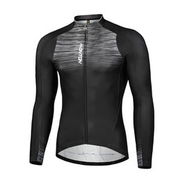 MONTON Cycling winter long sleeve jersey - PHANTOM WINTER - black