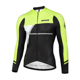 MONTON Cycling winter long sleeve jersey - SIMPO WINTER - green/black