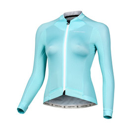 MONTON Cycling summer long sleeve jersey - YEIYO LADY SUMMER - green