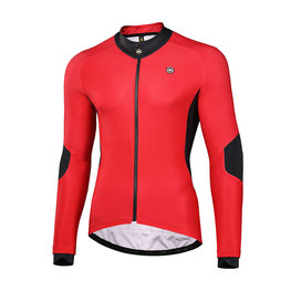 MONTON Cycling winter long sleeve jersey - CYCLANCE WINTER - red