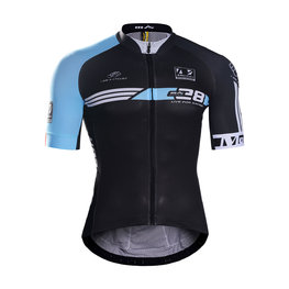MONTON Cycling short sleeve jersey - STRENUOUS 2 - blue/black