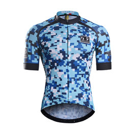 MONTON Cycling short sleeve jersey - FIRMAMENT 2 - blue/black