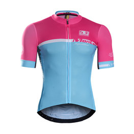 MONTON Cycling short sleeve jersey - CANDY FLOSS - pink/blue