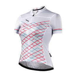MONTON Cycling short sleeve jersey - BAMBOO LADY - white