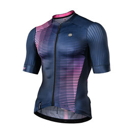 MONTON Cycling short sleeve jersey - FLEETING - pink/black