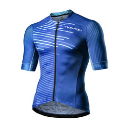 MONTON Cycling short sleeve jersey - METEOR - blue