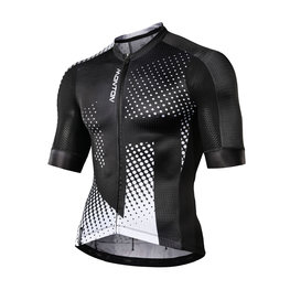 MONTON Cycling short sleeve jersey - ILLUMINATION - white/black