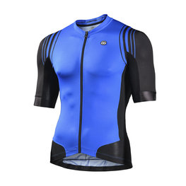 MONTON Cycling short sleeve jersey - SUNYI - black/blue
